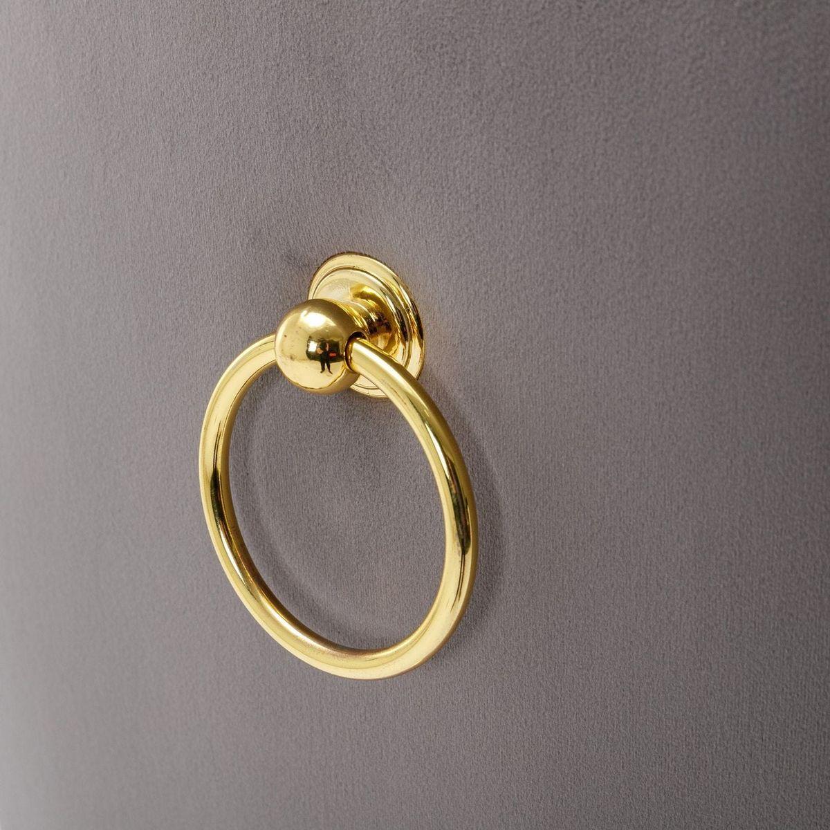 Thick Golden Swivel Velvet Barstools Adjusatble Seat Height from 25-33 Inch, Modern Upholstered Bar Stools with Backs Comfortable Tufted for Home Pub and Kitchen Island (Gray, Set of 2)