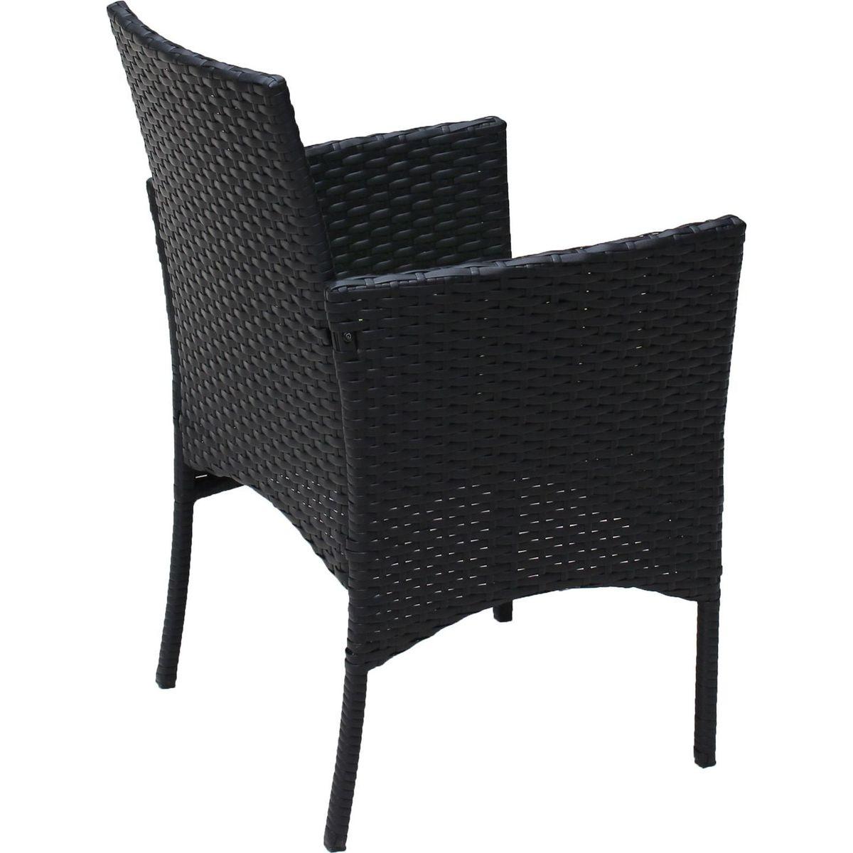 4 PC Rattan Patio Furniture Set Outdoor Patio Cushioned Seat Wicker Sofa (green Cushion)