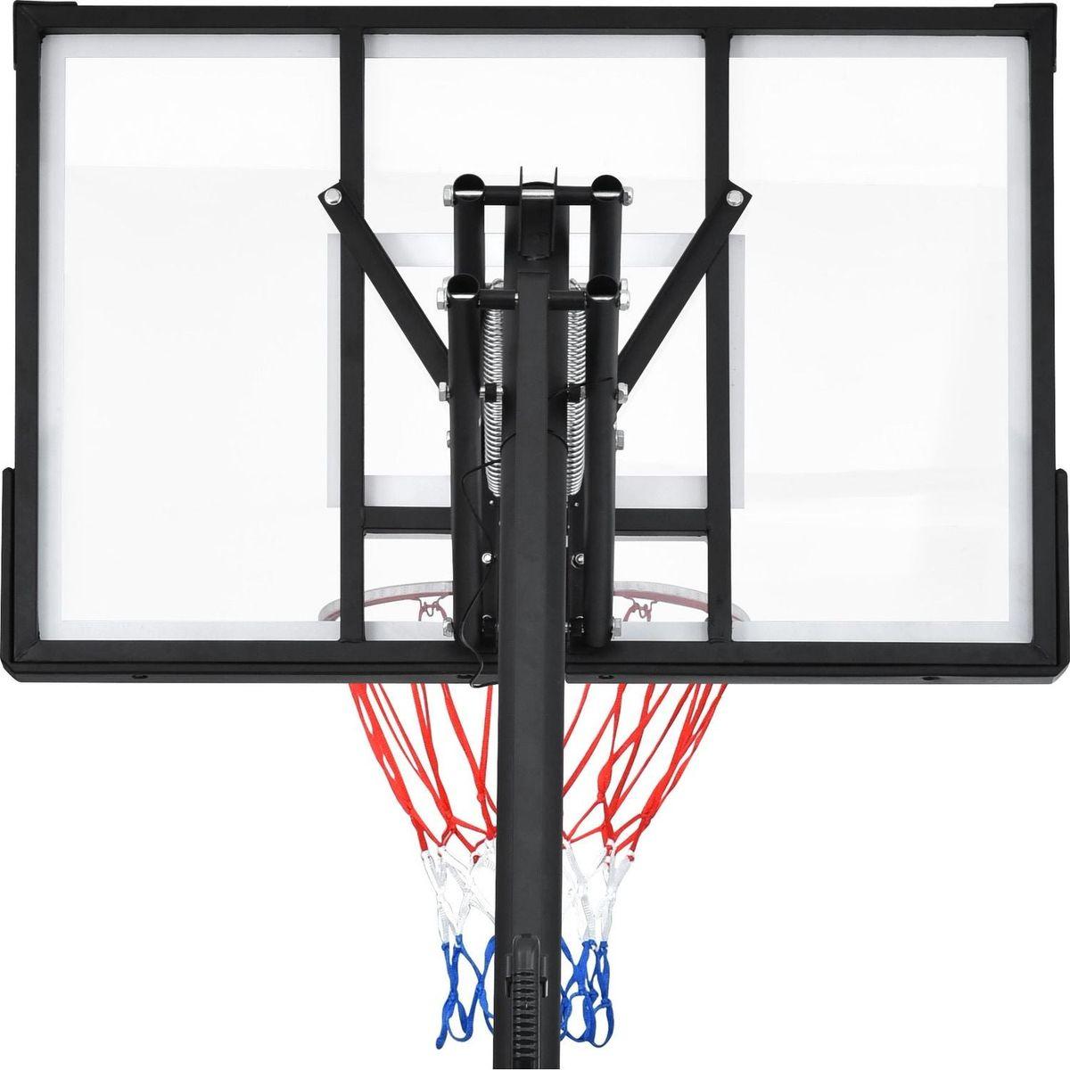 Portable Basketball Hoop Basketball System 8-10ft Height Adjustable for Youth Adults LED Basketball Hoop Lights, Colorful lights, Waterproof uper Bright to Play at Night Outdoors,Good Gift for Kids