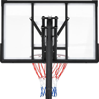 Portable Basketball Hoop Basketball System 8-10ft Height Adjustable for Youth Adults LED Basketball Hoop Lights, Colorful lights, Waterproof uper Bright to Play at Night Outdoors,Good Gift for Kids