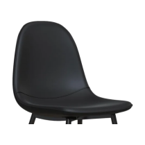 PJ--SEAT-- Dining chair, PU, BLK