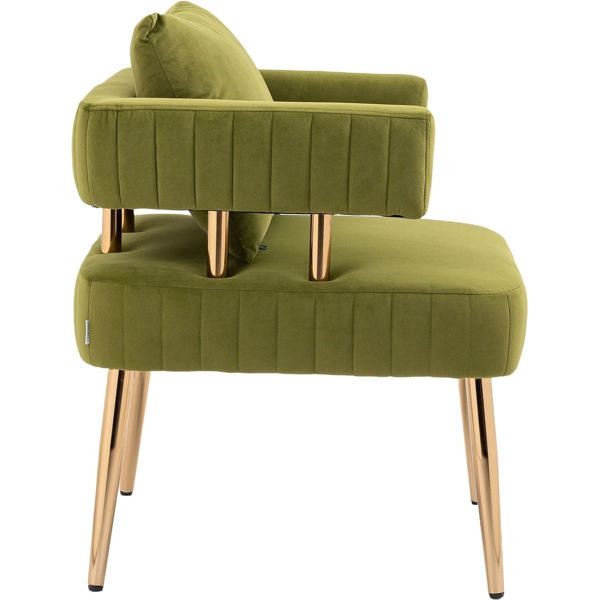 Accent Chair, leisure single chair with Golden feet