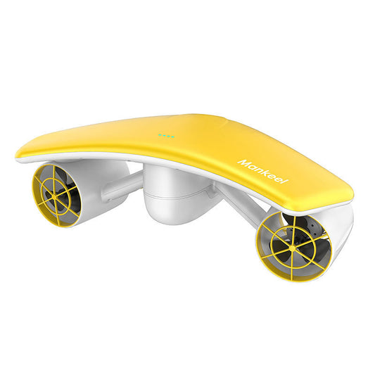 W7 Sea scooter 50m Maximum Depth Compatible with GoPro for Water Sports Swimming Pool & Diving, Yellow