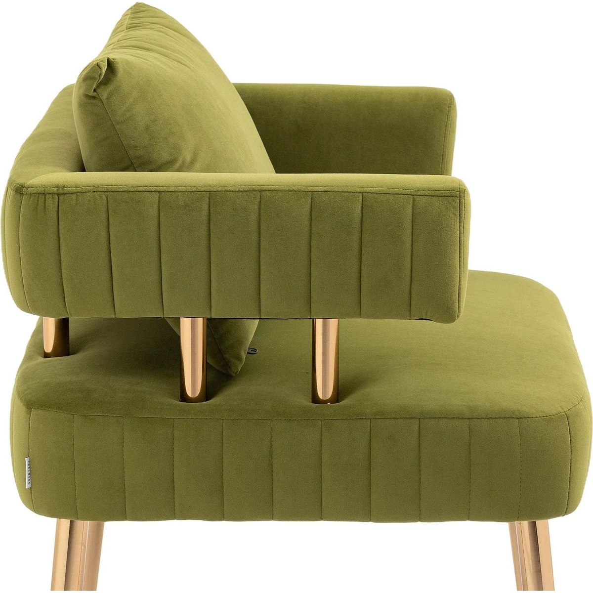 Accent Chair, leisure single chair with Golden feet