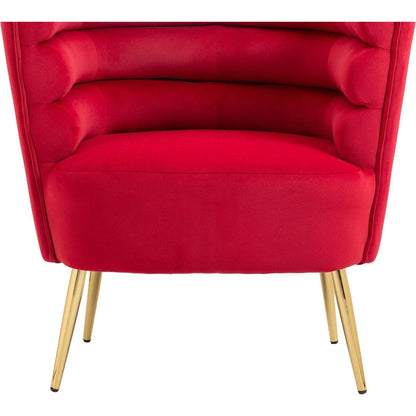 Accent Chair, leisure single chair with Golden feet