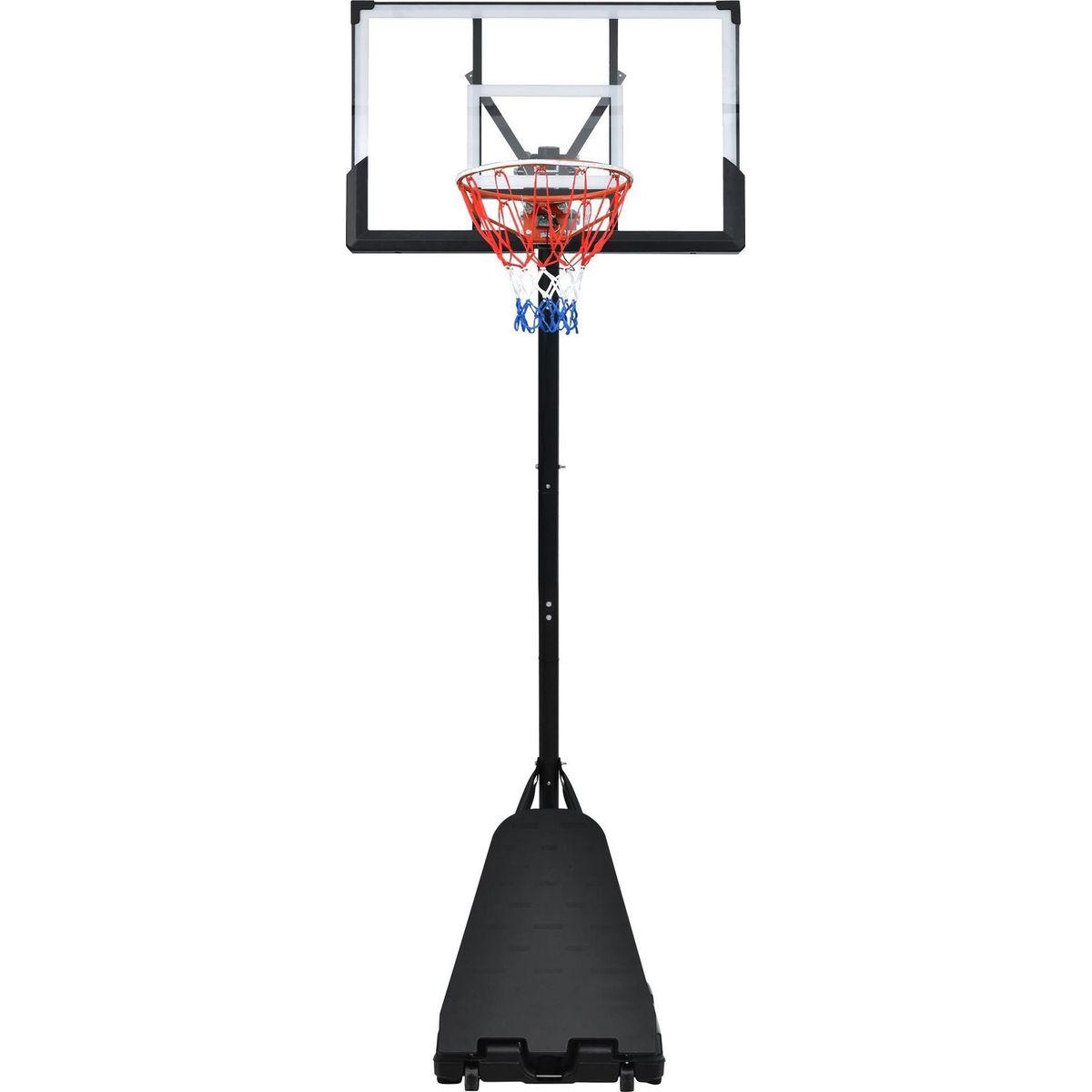 Portable Basketball Hoop Basketball System 8-10ft Height Adjustable for Youth Adults LED Basketball Hoop Lights, Colorful lights, Waterproof uper Bright to Play at Night Outdoors,Good Gift for Kids