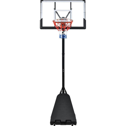 Portable Basketball Hoop Basketball System 8-10ft Height Adjustable for Youth Adults LED Basketball Hoop Lights, Colorful lights, Waterproof uper Bright to Play at Night Outdoors,Good Gift for Kids