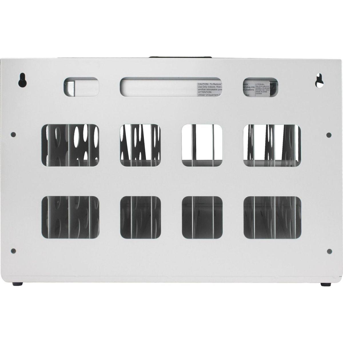 16 Bay Charging Cabinet for Laptop, Chromebook, Locking Charging Station-WHITE