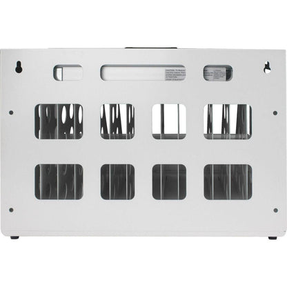16 Bay Charging Cabinet for Laptop, Chromebook, Locking Charging Station-WHITE