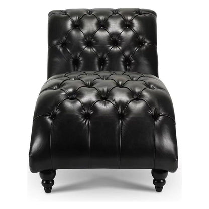 Tufted Armless Chaise Lounge