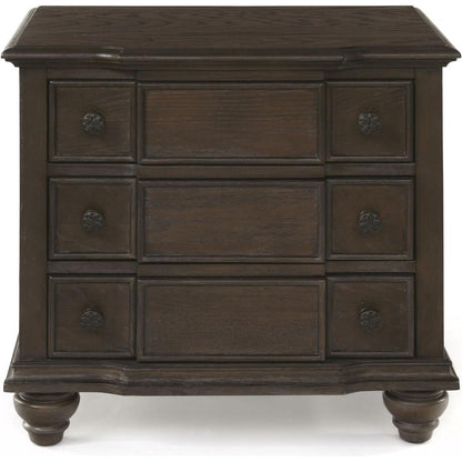 Baudouin Nightstand in Weathered Oak