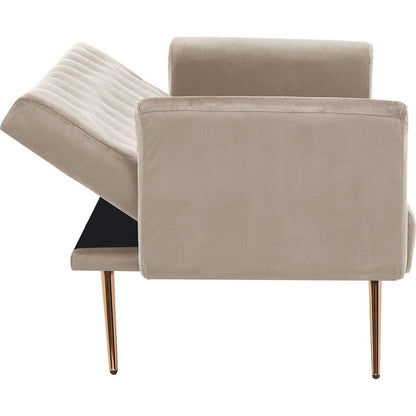 71" Convertible Double Folding Living Room Sofa Bed