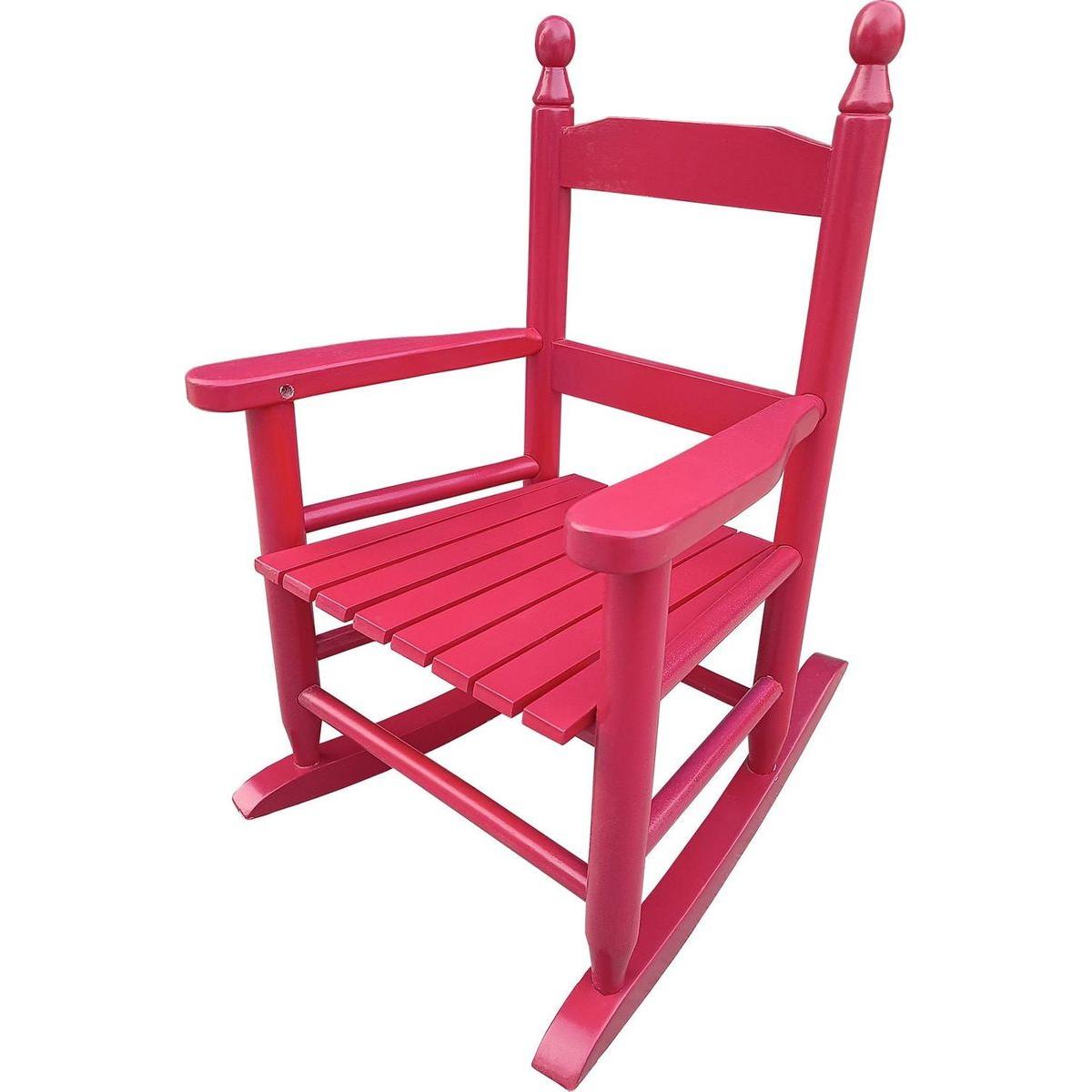 Children's rocking red chair- Indoor or Outdoor -Suitable for kids-Durable