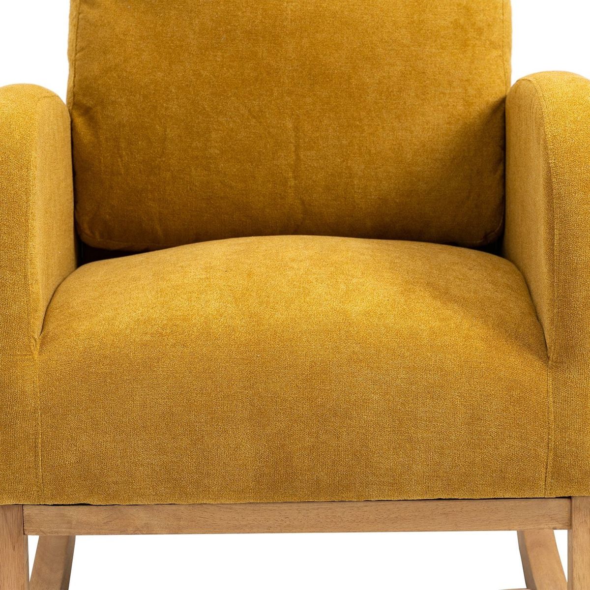 living room Comfortable rocking chair living room chair Yellow