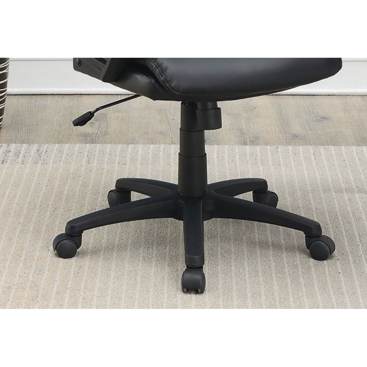 Classic Look Extra Padded Cushioned Relax 1pc Office Chair Home Work Relax Black Color