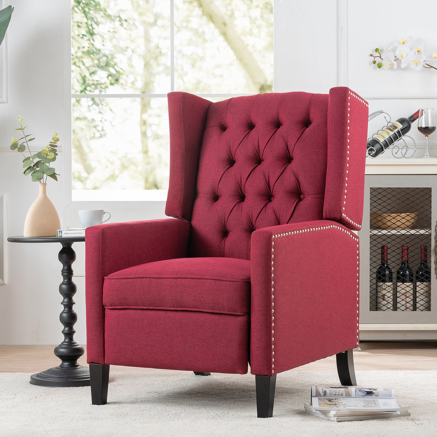 27" Wide Manual Wing Chair Recliner