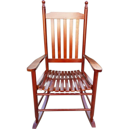 wooden porch rocker chair Brown