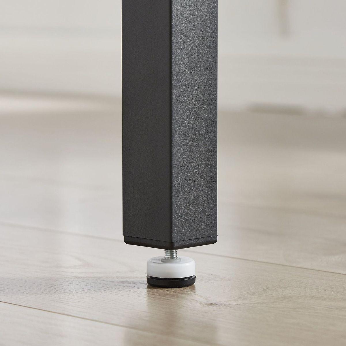 Bar Table Set with 4 Bar stools PU Soft seat with backrest, Grey, 47.24" L x 23.62" W x 35.43" H