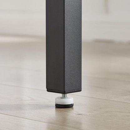 Bar Table Set with 4 Bar stools PU Soft seat with backrest, Grey, 47.24" L x 23.62" W x 35.43" H