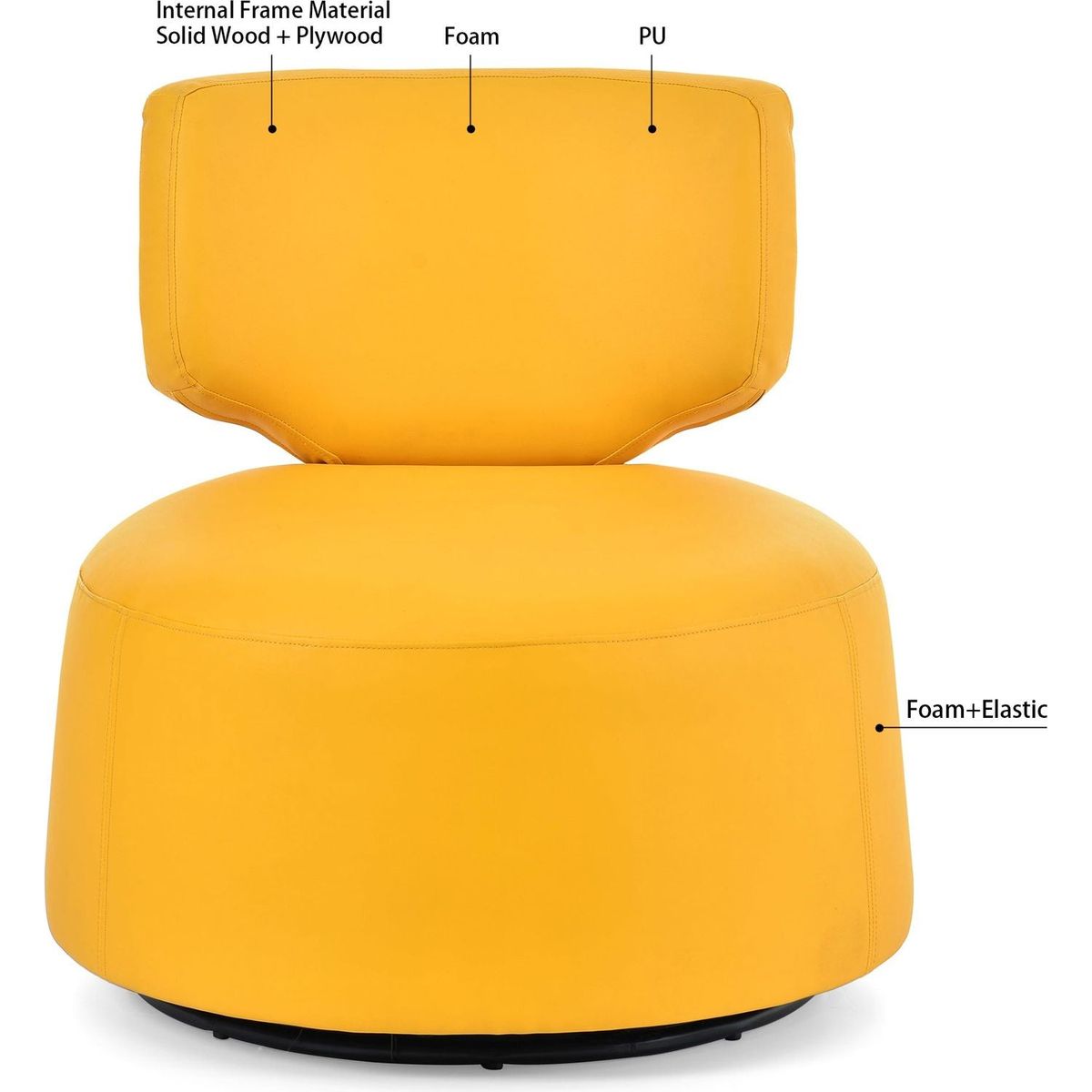 29.13" Wide Swivel Chair