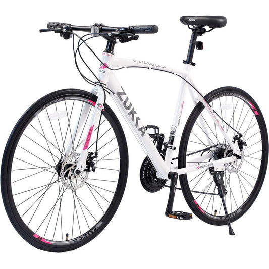 24 Speed Hybrid bike Disc Brake 700C Road Bike For men women's City Bicycle