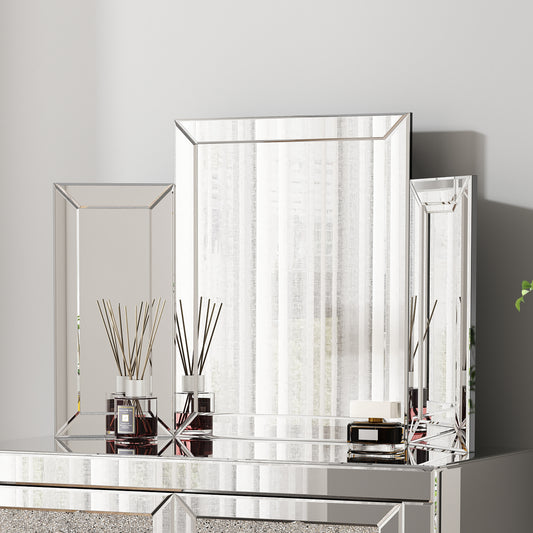 Dressing table mirror Trifold vanity mirror