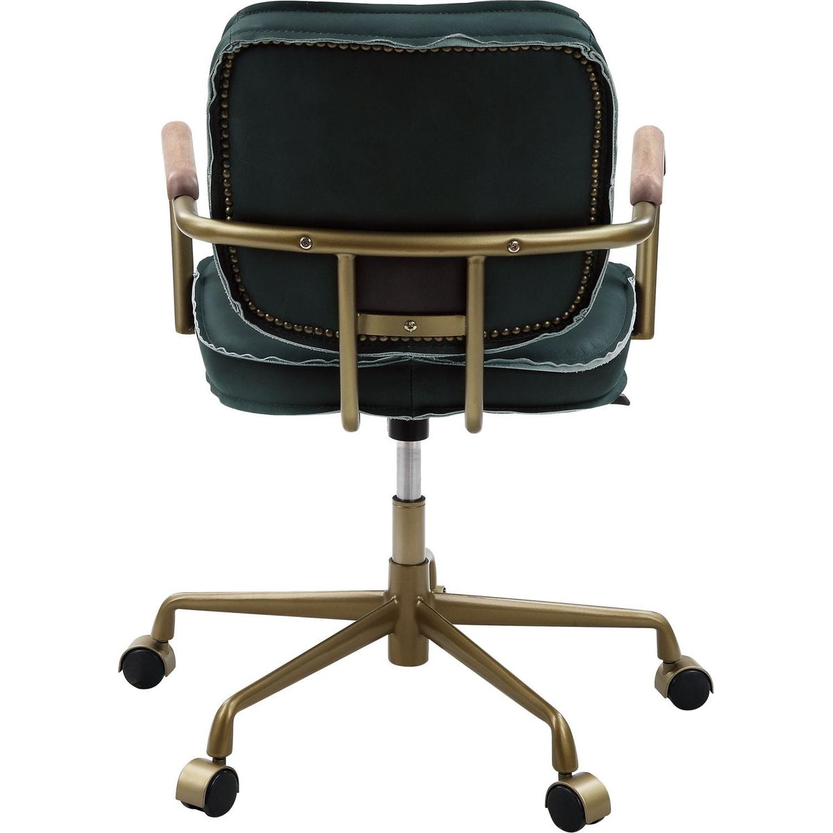 Siecross Office Chair, Emerald Green Leather