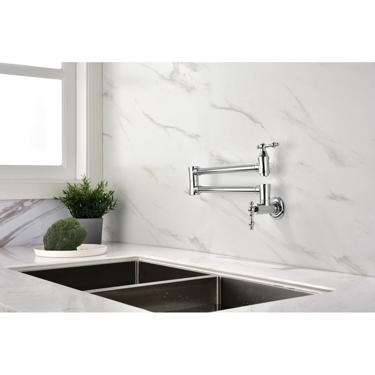 Pot Filler Faucet Wall Mount