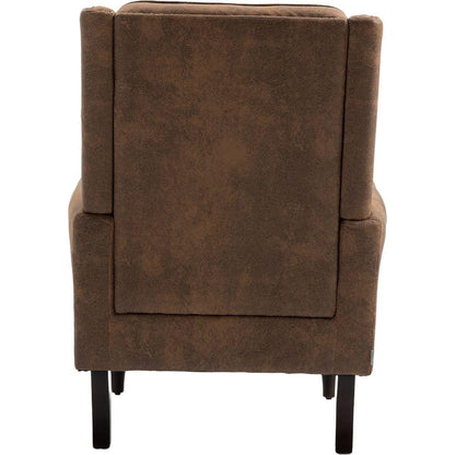 Wood Frame Armchair, Modern Accent Chair Lounge Chair for Living Room