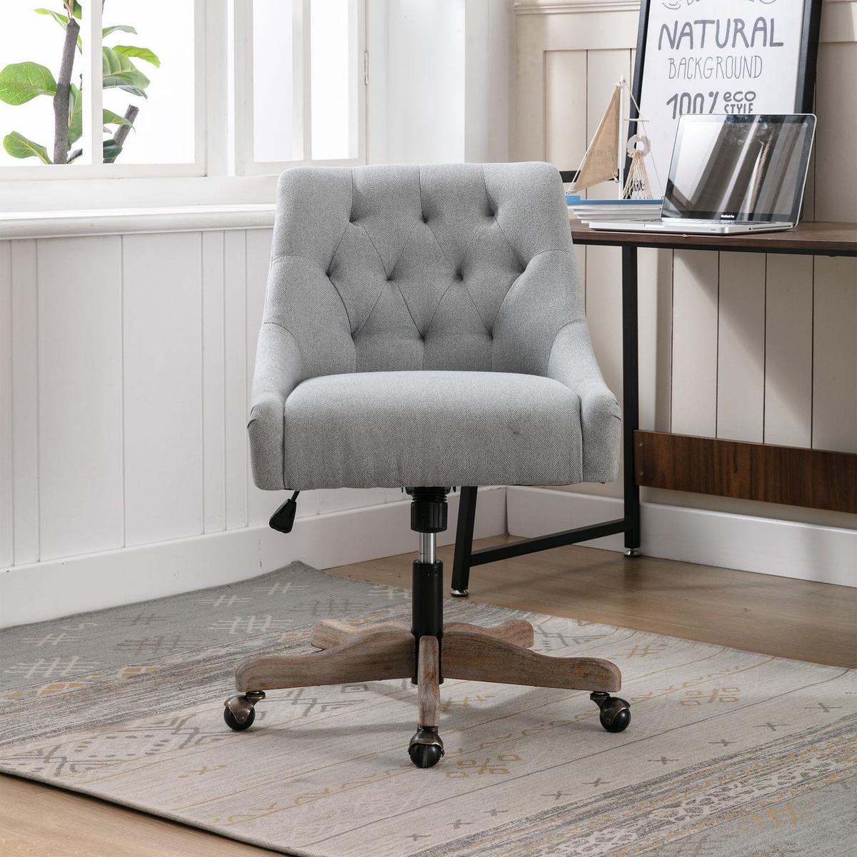 Swivel Shell Chair for Living Room/Modern Leisure office Chair