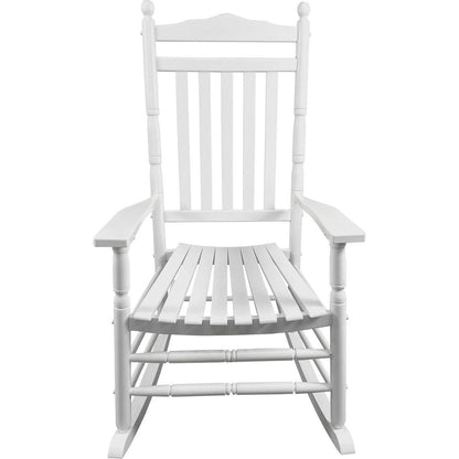 BALCONY PORCH ADULT ROCKING CHAIR - WHITE