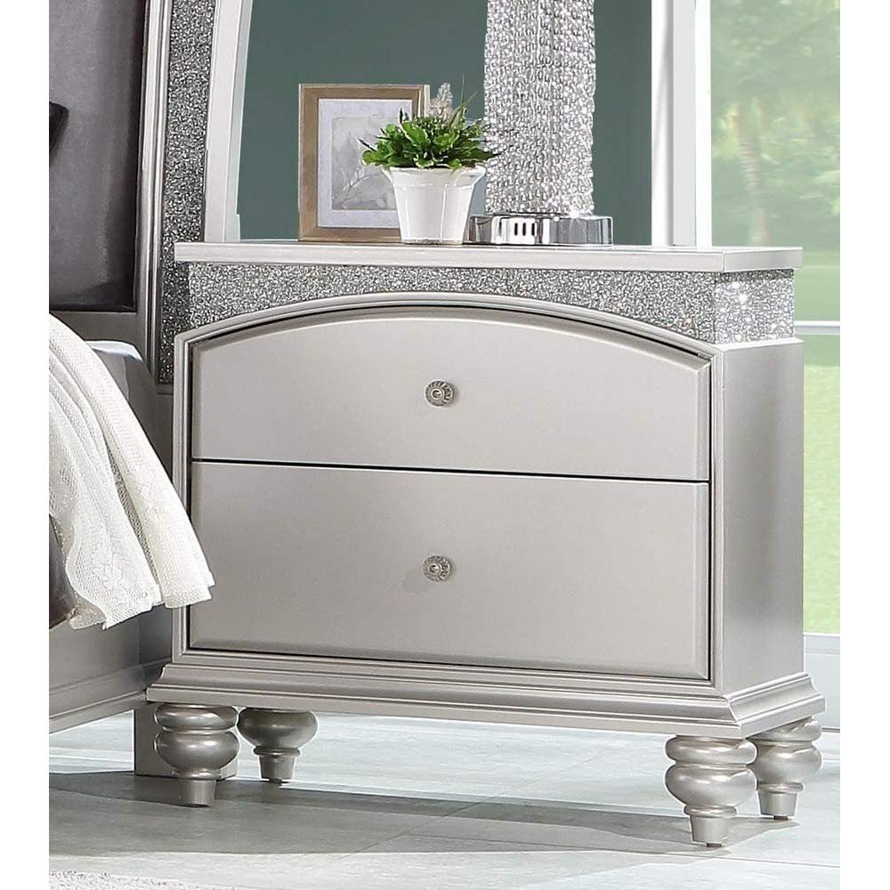 Maverick Nightstand, Platinum