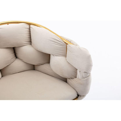 Luxury modern simple leisure velvet single sofa chair bedroom lazy person household dresser stool manicure table back chair turquoise set of 2