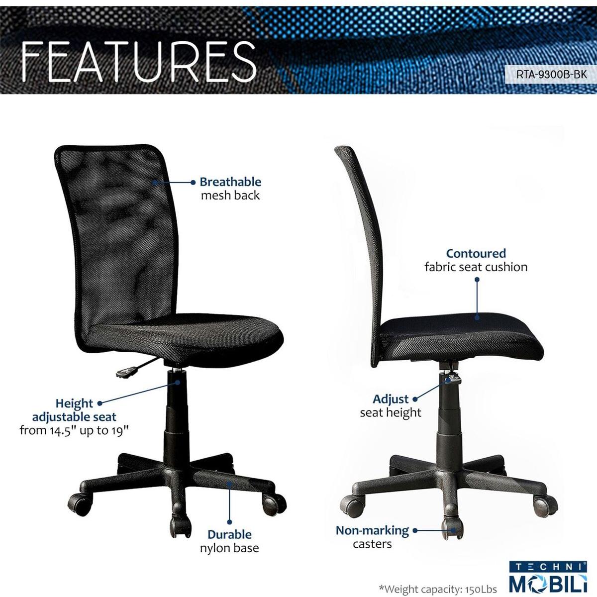 Mesh Task Office Chair, Black