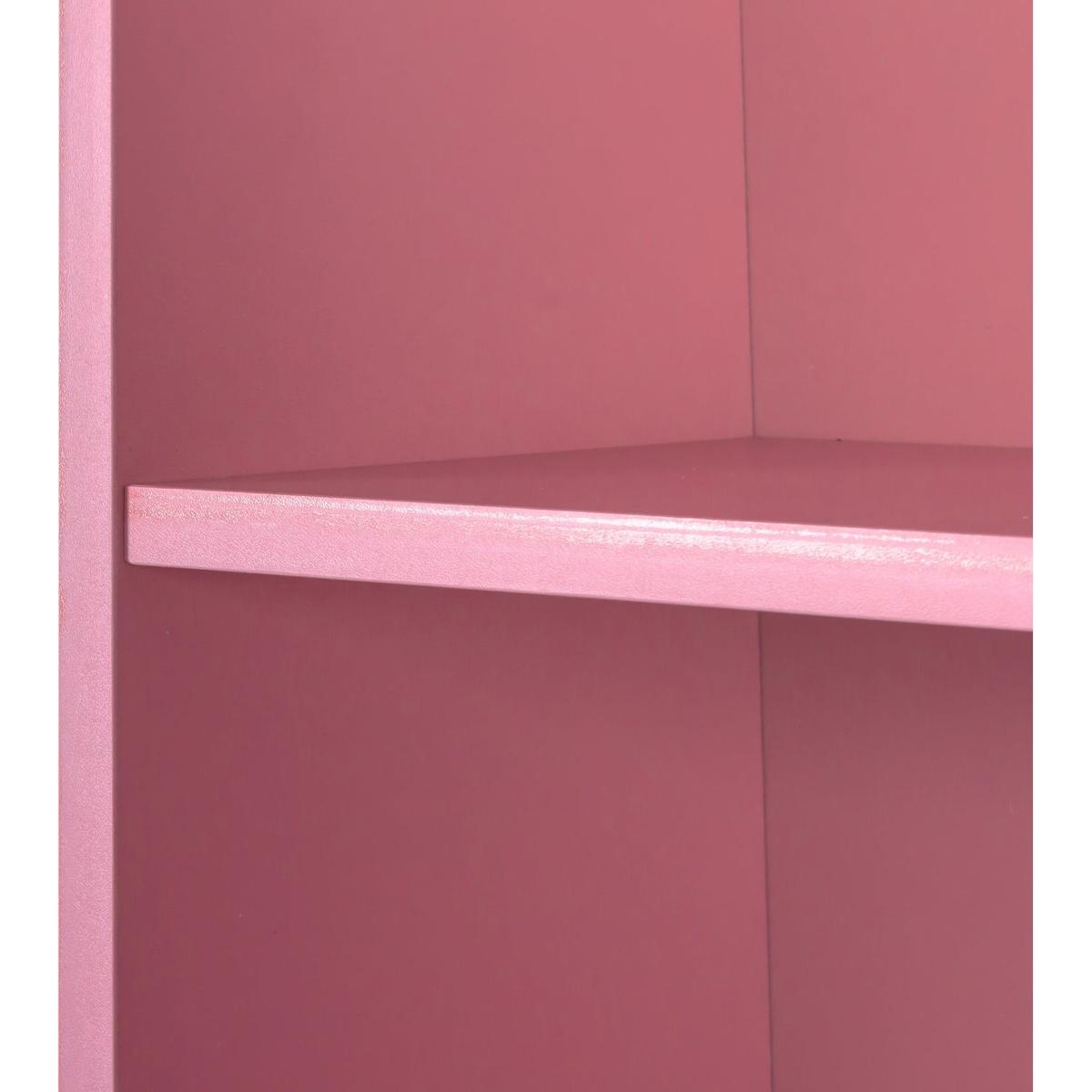 Pink modern simple hair desk, multi-layer storage space