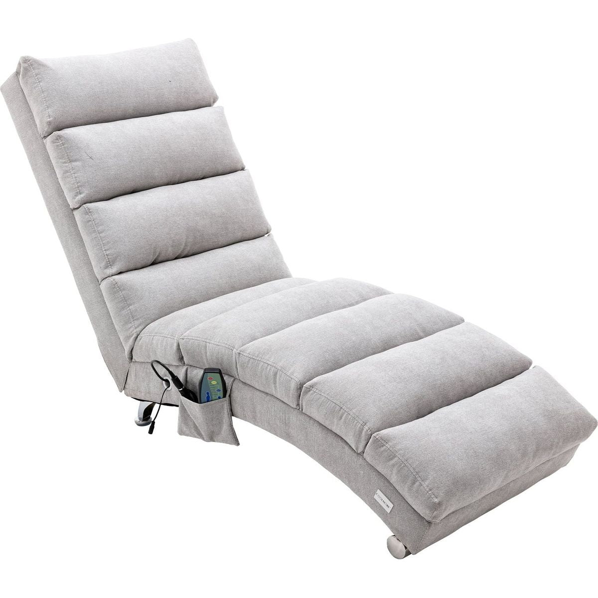 Linen Chaise Lounge Indoor Chair, Modern Long Lounger for Office or Living Room