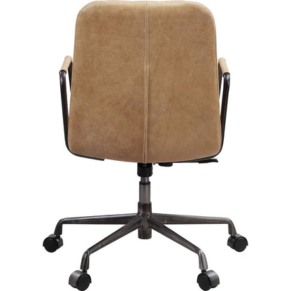 Eclarn Office Chair in Rum Top Grain Leather