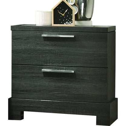 Lantha Nightstand in Gray Oak