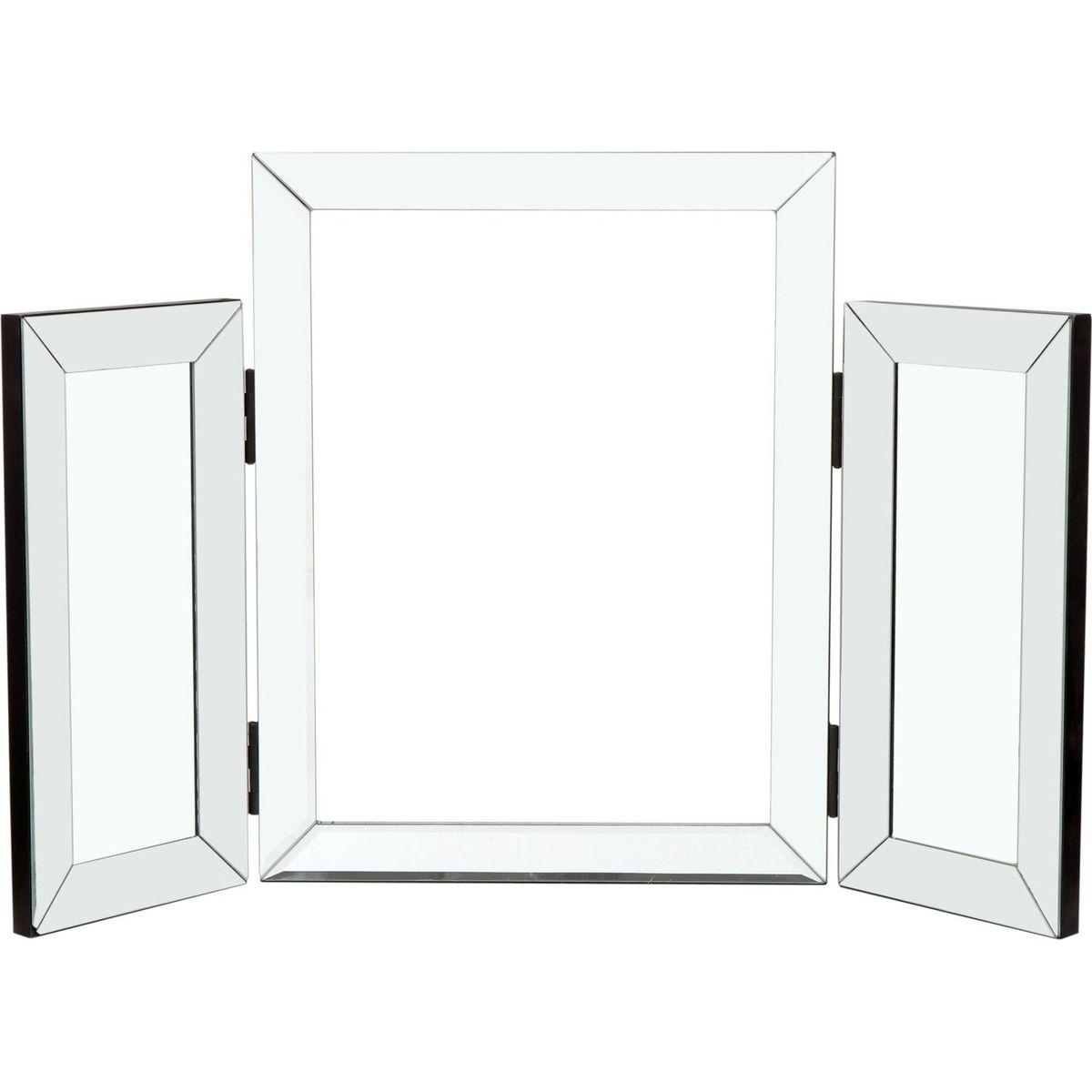 W 31 inch X H 20 inch Mountain shaped Folding vanity mirror Widely used in homes and offices