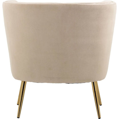 Accent Chair, leisure single chair with Golden feet