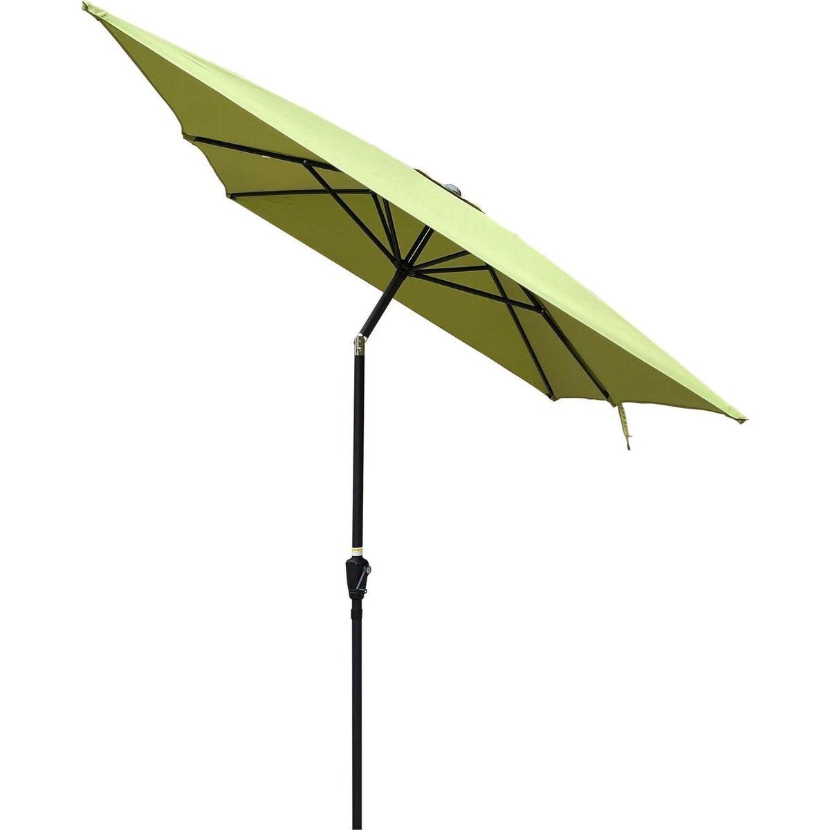 6 x 9ft Patio Umbrella Outdoor Waterproof Umbrella with Crank and Push Button Tilt without flap for Garden Backyard Pool Swimming Pool Market