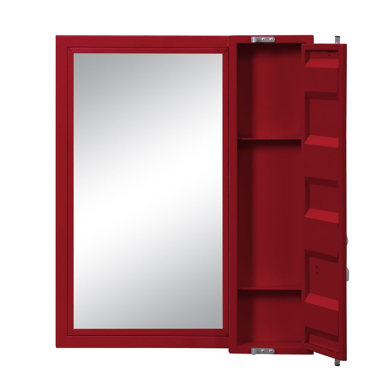 Cargo Vanity Mirror, Red