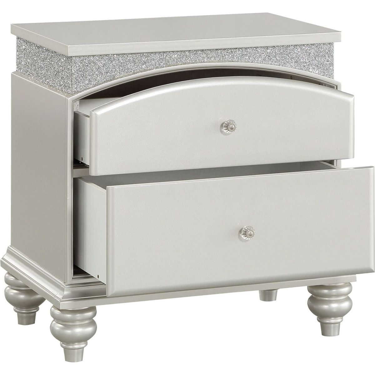 Maverick Nightstand, Platinum