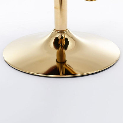 Swivel Barstools Adjusatble Seat Height, Modern PU Upholstered Bar Stools with the whole Back Tufted, for Home Pub and Kitchen Islandlack, Set of 2)