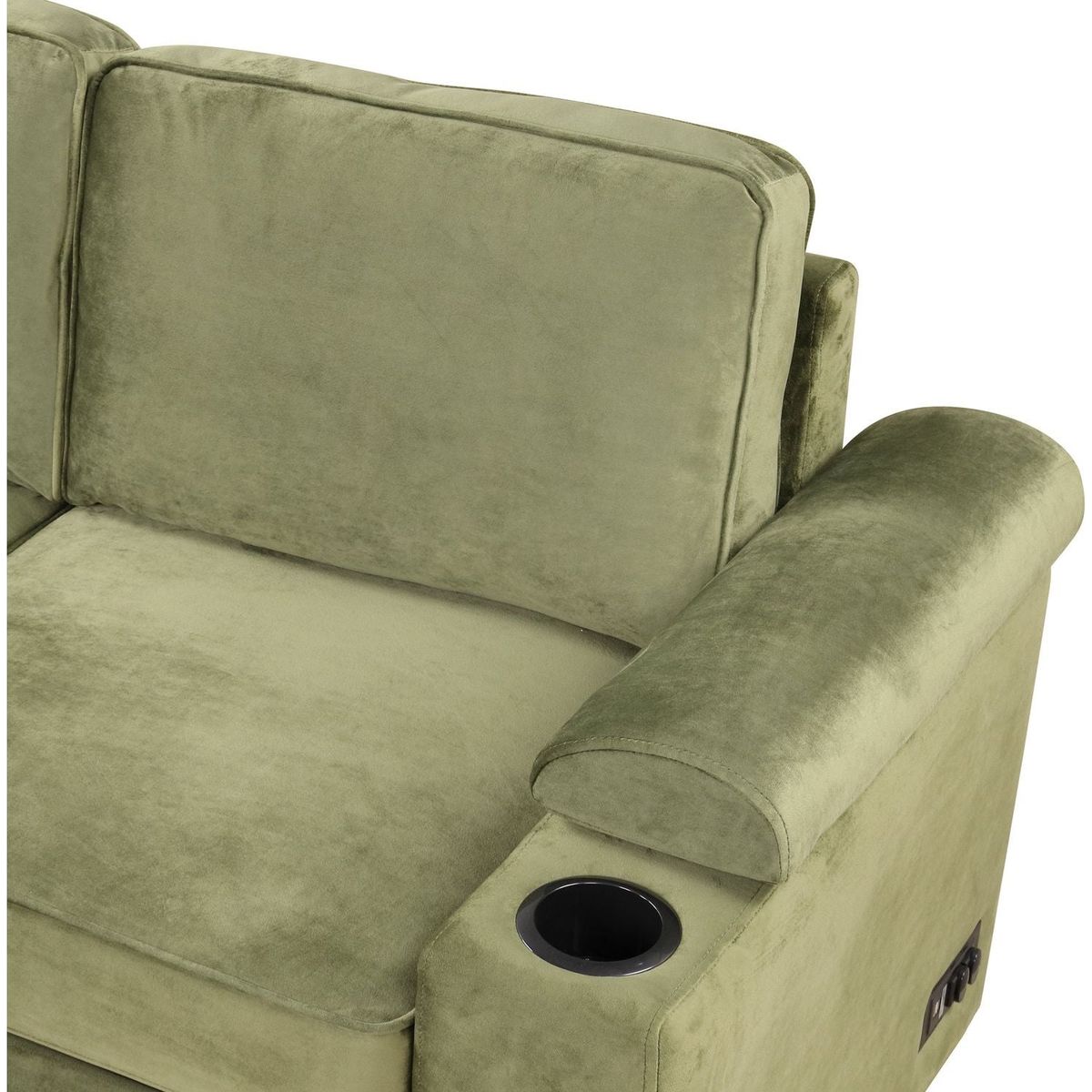 87.4" Sleeper Sofa Bed,2 in 1 Pull Out sofa bed L Shape Couch with Storage Ottoman for Living Room,Bedroom Couch and Small Apartment, Green