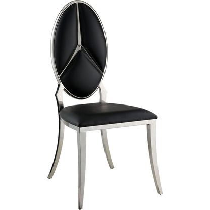 Cyrene Side Chair (Set-2) in Black