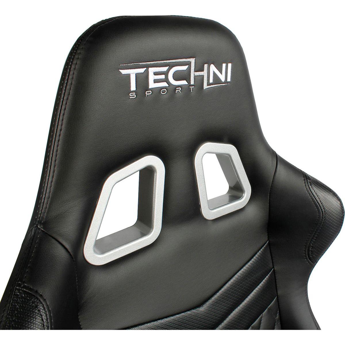 Ergonomic High Back Racer Style PC Gaming Chair, Black