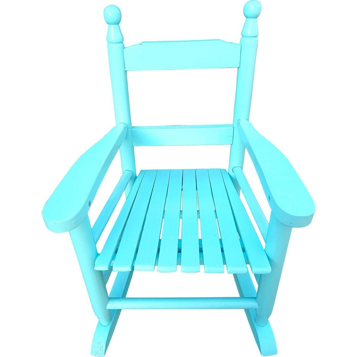 Children's rocking light Light Blue chair- Indoor or Outdoor -Suitable for kids-Durable