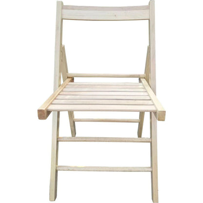 FOLDING CHAIR-2/S, FOLDABLE STYLE -NATURAL