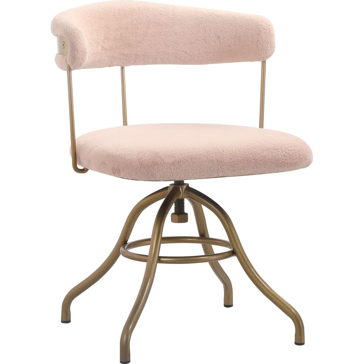 Fabric Golden Iron Task Chair